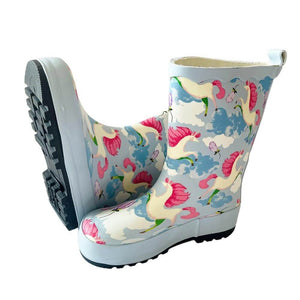 Ms. Grace Blush Raincoat, Umbrella & Boots matching Rainwear set for Kids - 