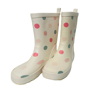 Ms. Swiss Dots , Flexible Rubber Rain Gumboots for Toddlers and Kids - Little Surprise BoxMs. Swiss Dots , Flexible Rubber Rain Gumboots for Toddlers and Kids