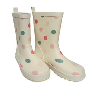 Ms. Swiss Dots , Flexible Rubber Rain Gumboots for Toddlers and Kids - Little Surprise BoxMs. Swiss Dots , Flexible Rubber Rain Gumboots for Toddlers and Kids