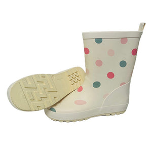 Ms. Swiss Dots , Flexible Rubber Rain Gumboots for Toddlers and Kids - Little Surprise BoxMs. Swiss Dots , Flexible Rubber Rain Gumboots for Toddlers and Kids