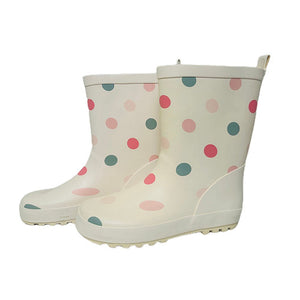 Ms. Swiss Dots , Flexible Rubber Rain Gumboots for Toddlers and Kids - Little Surprise BoxMs. Swiss Dots , Flexible Rubber Rain Gumboots for Toddlers and Kids