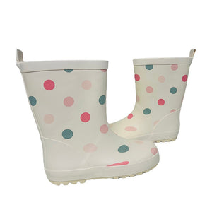 Ms. Swiss Dots , Flexible Rubber Rain Gumboots for Toddlers and Kids - Little Surprise BoxMs. Swiss Dots , Flexible Rubber Rain Gumboots for Toddlers and Kids