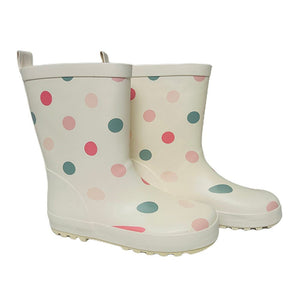 Ms. Swiss Dots , Flexible Rubber Rain Gumboots for Toddlers and Kids - Little Surprise BoxMs. Swiss Dots , Flexible Rubber Rain Gumboots for Toddlers and Kids
