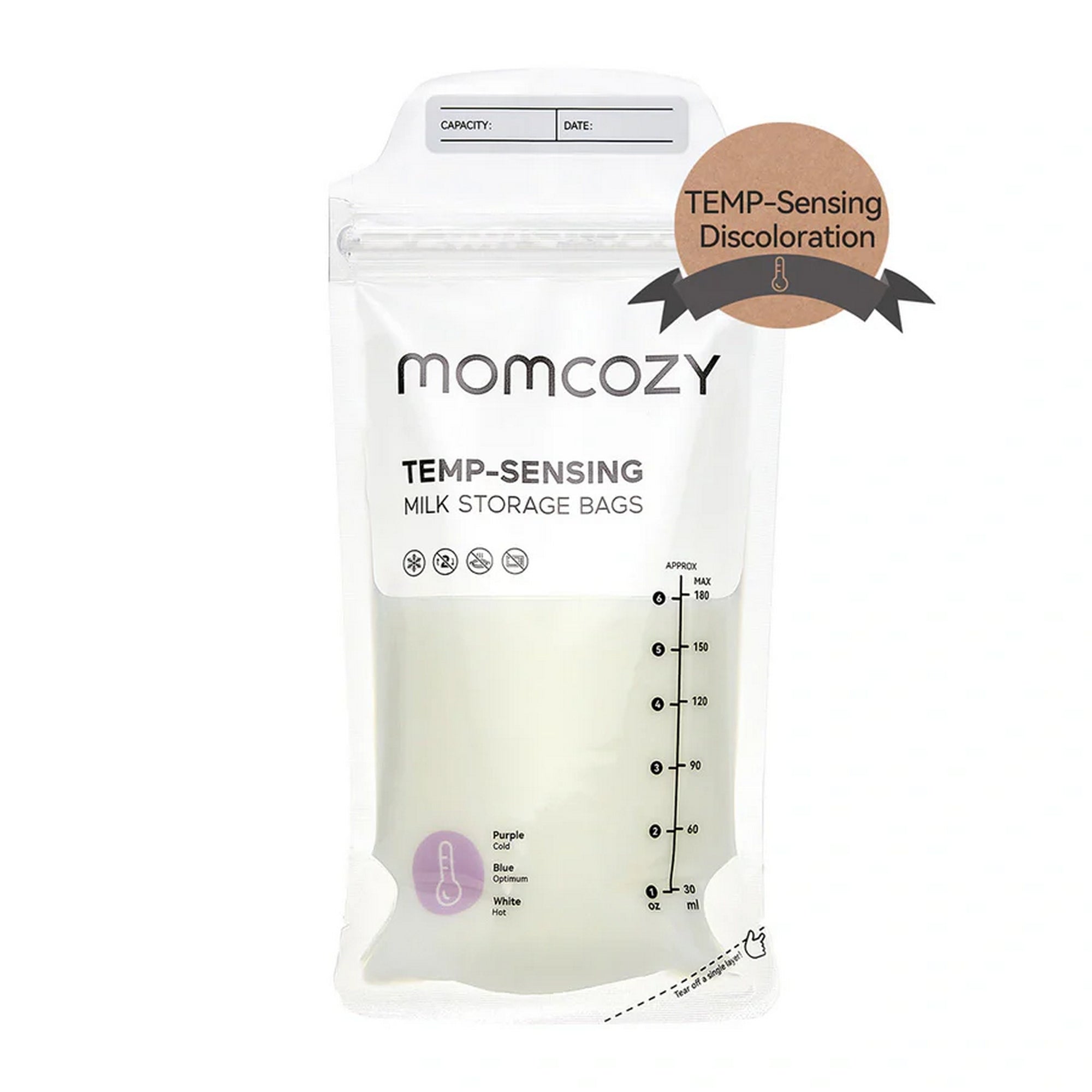 Momcozy Breastmilk Bag 50 pcs Maternity Accessory Transparent