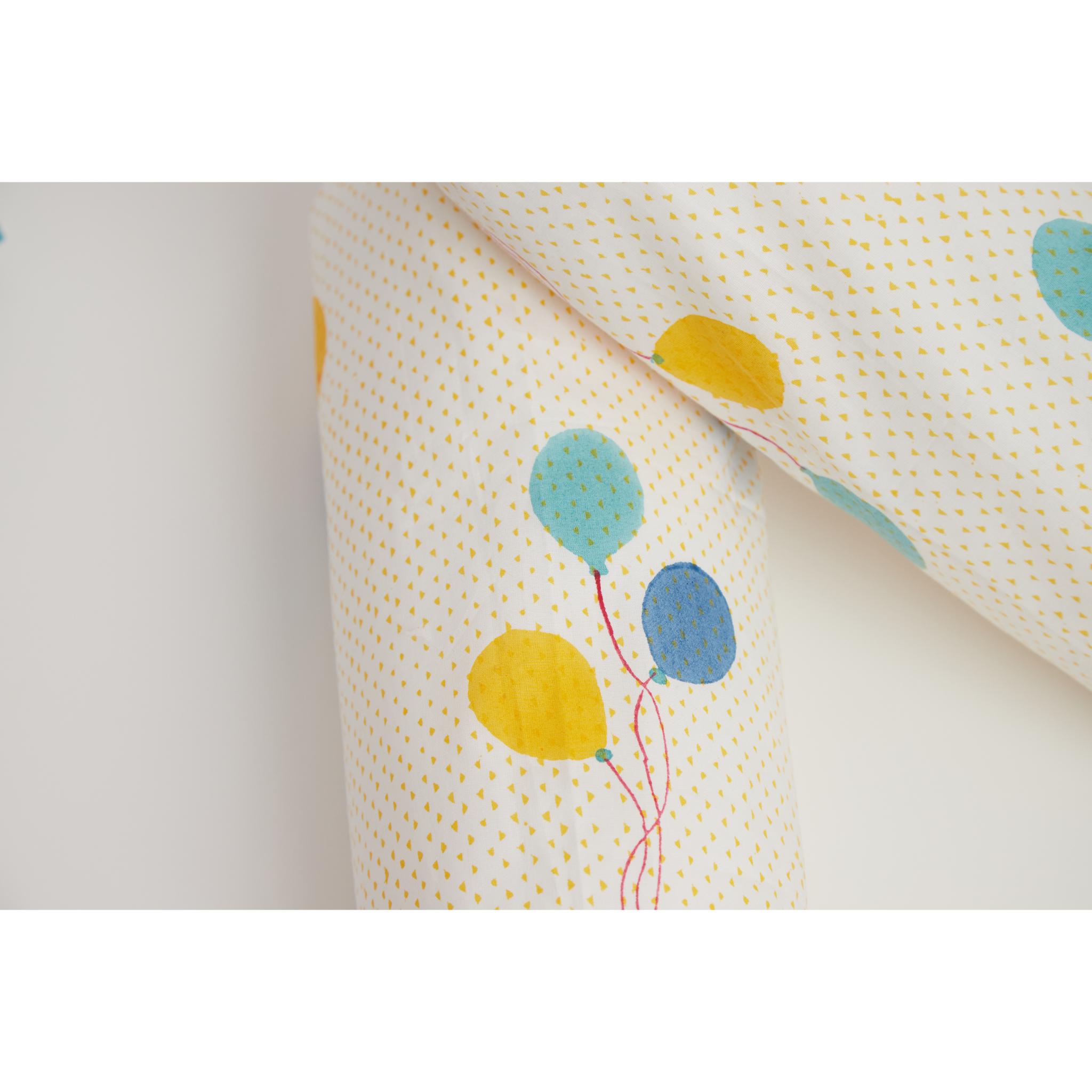 Masaya Pure Cotton Pillow & Bolster Set Circus - Teal