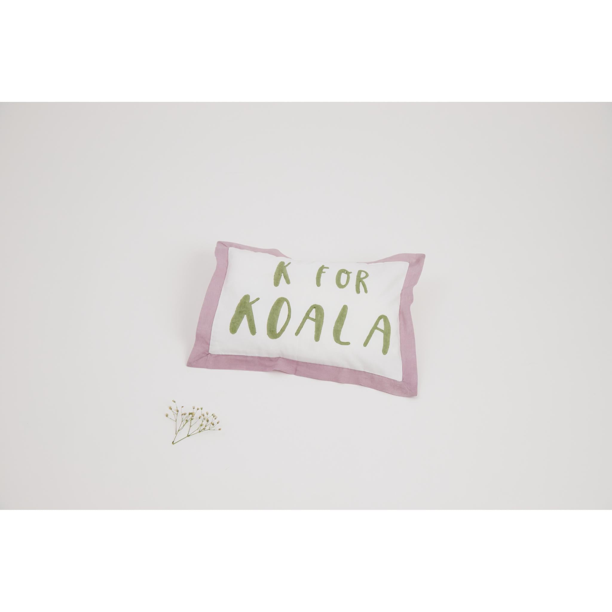 Cute Koala And Tree Printed Cot Set.