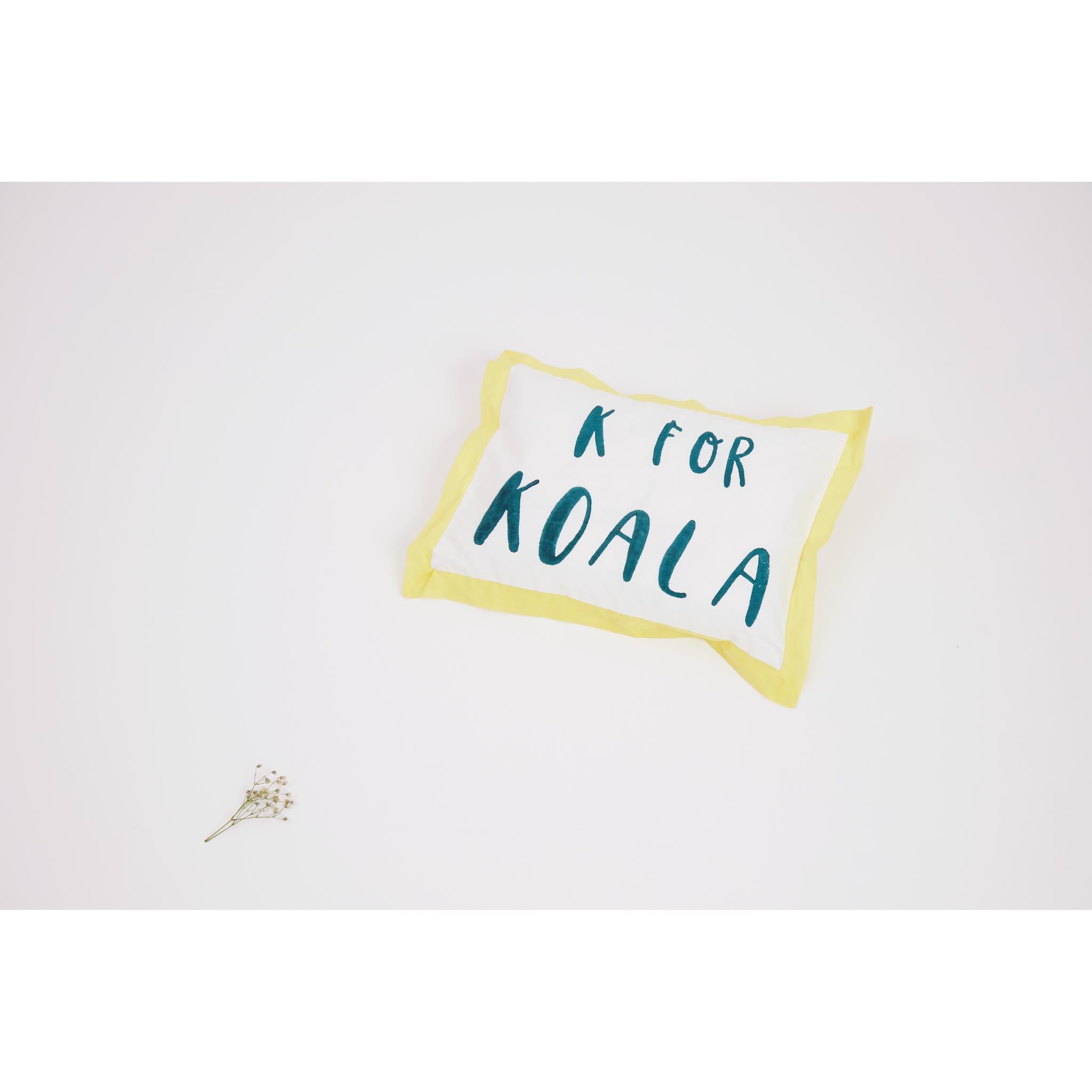 Masaya Pure Cotton Cot Bedding Set Koala - Yellow