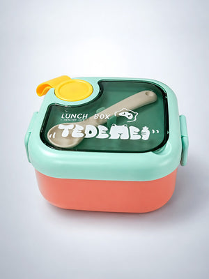 Mulberro 2-Tier Kids Lunch Box | Leak-Proof | BPA-Free | Spoon & Scissor Included - Baby Food & Storage