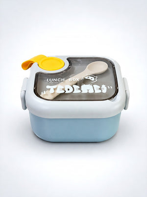 Mulberro 2-Tier Kids Lunch Box | Removable Inner Bowl | Spoon & Scissor Included | BPA-Free - Baby Food & Storage