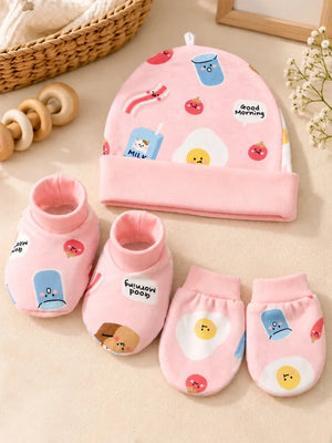 Mulberro 22Pcs Pure Cotton Welcome Baby Gift Set with Pink Suitcase 0-3M - Gifts & Gift Sets