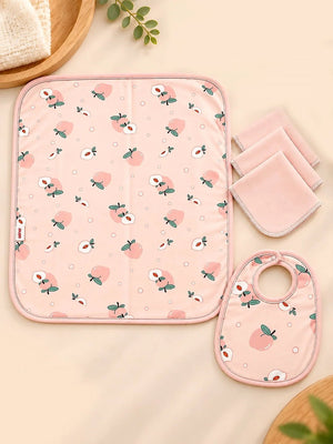 Mulberro 23Pcs Pure Cotton Welcome Baby Gift Set with Pink Suitcase 0-3M - Gifts & Gift Sets