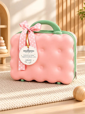Mulberro 23Pcs Pure Cotton Welcome Baby Gift Set with Pink Suitcase 0-3M - Gifts & Gift Sets