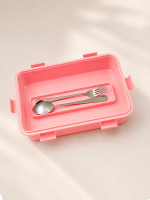 Mulberro 3-Compartment Kids Stainless Steel Lunch Box | Leak-Proof | Fork & Spoon Included - Baby Food & Storage