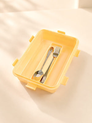 Mulberro 3-Compartment Kids Stainless Steel Lunch Box | Leak-Proof | Fork & Spoon Included - Baby Food & Storage