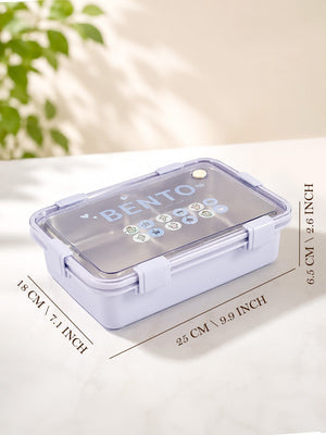 Mulberro 3-Compartment Kids Stainless Steel Lunch Box | Leak-Proof | Fork & Spoon Included - Baby Food & Storage
