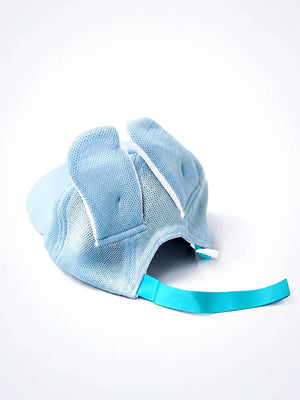 Mulberro Blue 3D Bunny Ears Kids Cap | Soft Mesh | Adjustable Fit | 2–6 Years - Kids Accessories
