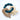 Mulberro Blue & Beige Ocean 3-Piece Silicone Baby Teether Set | 10 Teething Textures | 0M+ - Teether