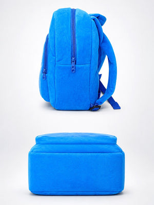 Mulberro Blue Dinosaur Plush Kids Backpack – "Little Dino-Saurs Are So Cool" - School Bag