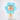 Mulberro Blue Flower 2-in-1 Baby Silicone Teether & Rattle | Soothes Gums | 0M+ - Teether