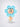 Mulberro Blue Flower 2-in-1 Baby Silicone Teether & Rattle | Soothes Gums | 0M+ - Teether