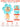 Mulberro Blue Flower 2-in-1 Baby Silicone Teether & Rattle | Soothes Gums | 0M+ - Teether