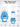 Mulberro Blue Glass Penguin Baby Feeding Bottle — 120ml | Soft Silicone Teat | BPA Free - Baby Food & Storage