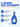 Mulberro Blue Penguin 2-in-1 Kids' Toothbrush Set | U-Shaped Silicone + Round Brush | Toddlers & Babies - Teether