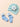 Mulberro Blue Polka Dot 3D Flower Turban Cap & 3D Bow Booties Set | Eyelet Fabric | Baby Girls 0–12 Months - Kids Accessories
