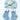 Mulberro Blue Polka Dot 3D Flower Turban Cap & 3D Bow Booties Set | Eyelet Fabric | Baby Girls 0–12 Months - Kids Accessories