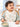 Mulberro Bunny & Goose Waterproof 2-Piece Organic Muslin Cotton Baby Bibs | Snap Closure | Drool & Feeding Bib