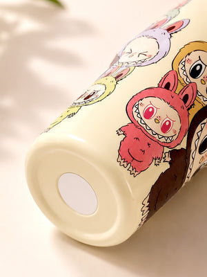 Mulberro Bunny Monster Crew Stainless Steel Kids Tumbler | Dual Lid & Straw - Water Bottle
