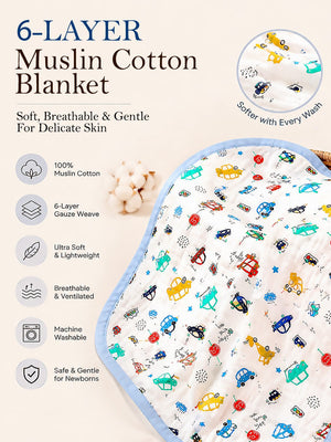 Mulberro Exclusive Muslin Cotton | First Birthday |21-Piece Gift set | Gift Box | Unisex | 12–18 Months - Gift Box
