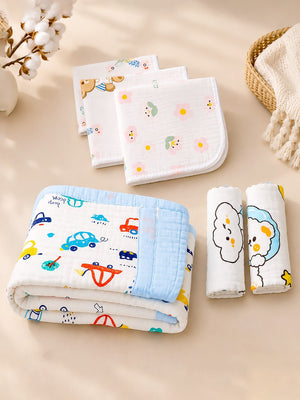 Mulberro Exclusive Muslin Cotton | First Birthday |21-Piece Gift set | Gift Box | Unisex | 12–18 Months - Gift Box