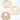 Mulberro Floral, Vine & Confetti Dots 3-Piece Muslin Cotton Baby Bibs | Snap Closure | Drool & Burp Bib - Baby Bibs