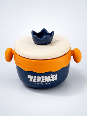 Mulberro Kids Insulated Stainless Steel Lunch Bowl | Hot Water Warm-Keep | Fork & Spoon Included - Baby Food & Storage