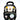 Mulberro Kids LED Bear School Backpack – Black & Beige Cupcake Patch - School Bag