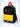 Mulberro Kids Smiley Face Colour Block Backpack – Black Multi - School Bag
