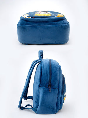 Mulberro Kids Soft Plush Astronaut Space Backpack – Navy Blue - School Bag