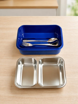 Mulberro Kids Stainless Steel Lunch Box – Construction Trucks "To The Rescue" | Leakproof Bento Box with Cutlery - Insulated lunch bag