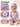 Mulberro Lavender Polka Dot Turban Cap & 3D Bow Booties Set | Eyelet Fabric | Baby Girls 0–12 Months - Kids Accessories