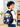 Mulberro Navy Blue Kids Backpack with LED Bear Light & Candy Patch Design for Boys & Girls - School Bag