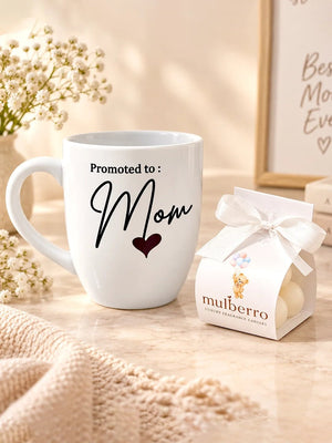 Mulberro New Mom 12-Piece Baby Shower Self-Care Gift Hamper with Mug & Eye Mask - Gifts & Gift Sets