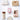 Mulberro New Mom 6-Piece Baby Shower Gift Hamper | Felt Tote Bag - Gift Box