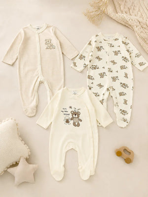 Mulberro Newborn | Growing Baby | Naming Ceremony | 18-Piece Pure Cotton Gift Set | Green Box | 0–6 Months - Gift Box