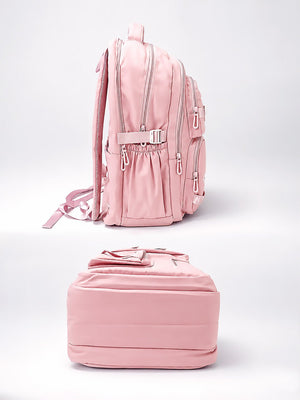 Mulberro Next-Level Premium Pink School Backpack for Kids & Teens - School Bag
