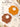 Mulberro Orange, Brown & Cream 3-Piece Muslin Cotton Baby Bibs | Snap Closure | Drool & Feeding Bib