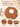 Mulberro Orange, Brown & Cream 3-Piece Muslin Cotton Baby Bibs | Snap Closure | Drool & Feeding Bib