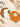 Mulberro Orange, Brown & Cream 3-Piece Muslin Cotton Baby Bibs | Snap Closure | Drool & Feeding Bib