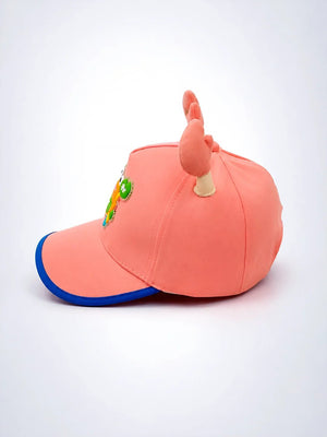 Mulberro Pink 3D Crab Kids Baseball Cap Adjustable 2-6Y - Kids Accessories