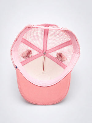 Mulberro Pink 3D Space Bear Kids Cap with Bear Ears Adjustable 2-6Y - Kids Accessories